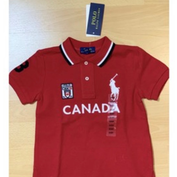 NWT Boys Sz. 10-12 Limited Ed. Canada Polo - “Polo Ralph  Lauren” - Picture 2 of 6